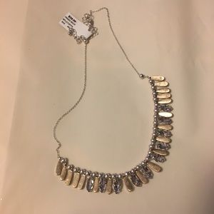 Francescas necklace gold and Diamond 18in necklace